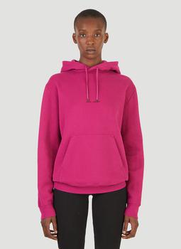 推荐Embroidered Logo Hooded Sweatshirt in Pink商品