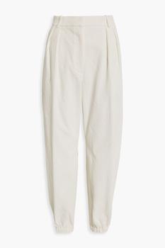 Alexander Wang | Embroidered cotton-corduroy tapered pants商品图片,4折