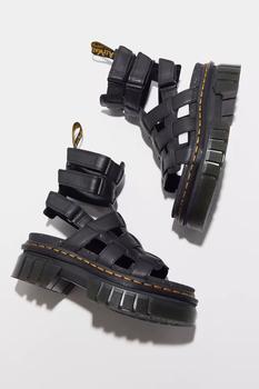 推荐Dr. Martens Ricki Leather Platform Gladiator Sandal商品