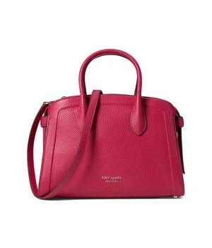 Kate Spade | Knott Color-Blocked Pebbled Leather Medium Zip Top Satchel 