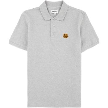 product Tiger Crest Polo Shirt - Pearl Grey image