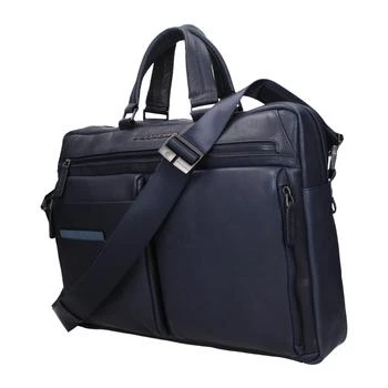 PIQUADRO | Piquadro Blue Leather Business And Laptop Bags,商家Siebentaschen,价格¥2324