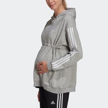 推荐Women's adidas Essentials Cotton 3-Stripes Hoodie (Maternity)商品