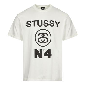 stussy包, STUSSY | Stussy No.4 Pigment Dyed T-Shirt - White商品图片 