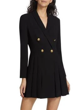 Alice + Olivia | Kyrie Tuxedo Mini Dress 3.9折, 独家减免邮费