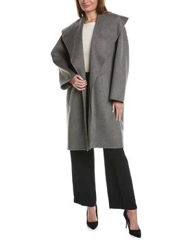 Michael Kors | Michael Kors Collection Shawl Clutch Wool Coat 1.6折, 独家减免邮费