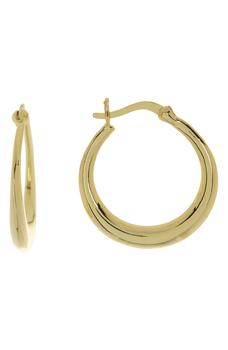小银瓶手提包, ARGENTO VIVO STERLING SILVER | 14K Gold Plated Sterling Silver Small Click-In Hoop Earrings商品图片 3.1折