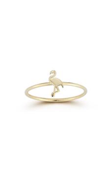 商品EMBER FINE JEWELRY | 14K Gold Flamingo Ring,商家Nordstrom Rack,价格¥906图片
