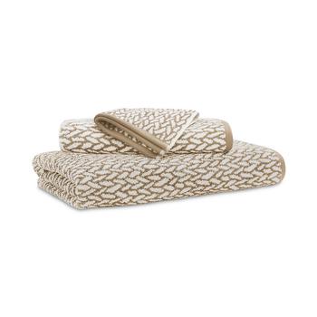 商品Sanders  Antimicrobial Cotton Basket Weave 30" x 56" Bath Towel图片