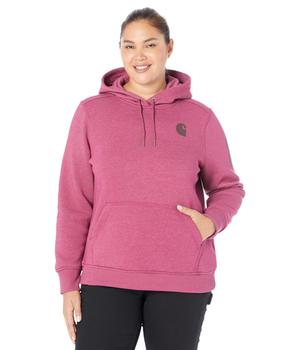 Carhartt | Plus Size Clarksburg Sleeve Logo Hooded Sweatshirt商品图片,独家减免邮费