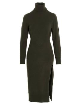 推荐Michael Michael Kors Turtleneck Knitted Midi Dress商品