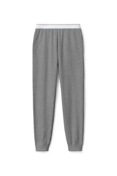 Alexander Wang | Unisex Jogger In Cotton Waffle Thermal 