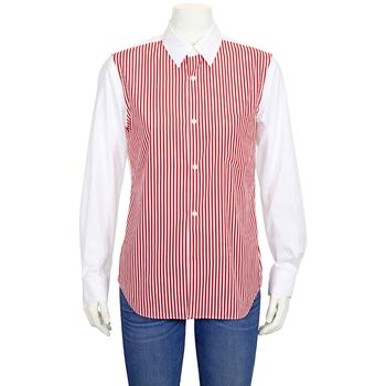 Comme des Garcons | Comme Des Garcons Girl Multicolor Pinstriped Shirt, Size Large商品图片,3.2折