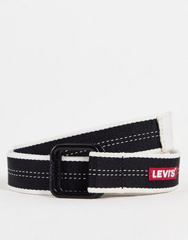 Levi's | Levi's web belt with baby boxtab logo in black/white商品图片,额外9.5折, 额外九五折