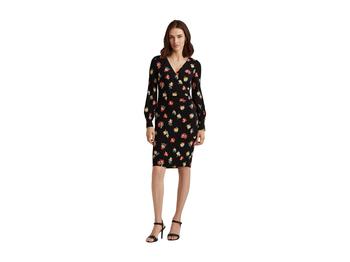 女装拉夫劳伦连衣裙, Ralph Lauren | Floral Surplice Jersey Dress商品图片 4.5折