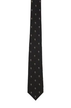 product Alexander McQueen Skull Embroidered Tie image