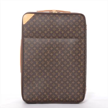 lv行李箱, [二手商品] Louis Vuitton | Louis Vuitton Brown Monogram Canvas Leather Pegase 60cm Rolling Luggage商品图片 