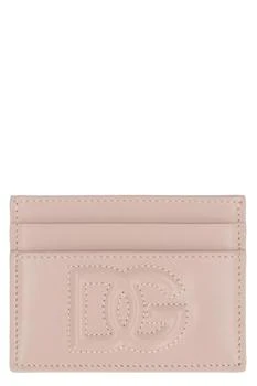 Dolce & Gabbana | DOLCE & GABBANA LOGO DETAIL LEATHER CARD HOLDER,商家Baltini,价格¥1365