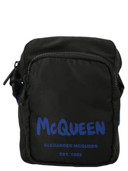 Alexander McQueen | Alexander McQueen Logo-Printed Zipped Messenger Bag 5.7折, 独家减免邮费