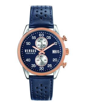 Versus Versace | Shoreditch Leather Watch商品图片,4.1折×额外9折, 额外九折