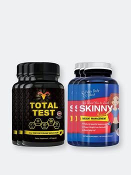 商品Totally Products | Total Test Testosterone Booster and Skinny Again Combo Pack,商家Verishop,价格¥403图片