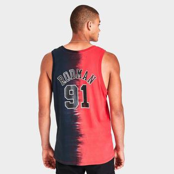 推荐Men's Mitchell & Ness Chicago Bulls NBA Dennis Rodman Tie-Dye Tank商品