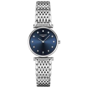 Longines | Women's Swiss La Grande Classique de Longines Diamond-Accent Stainless Steel Bracelet Watch 24mm商品图片,