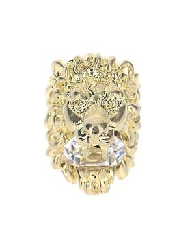 商品Gucci | Gucci Crystal Embellished Lion Ring,商家Cettire,价格¥2721图片