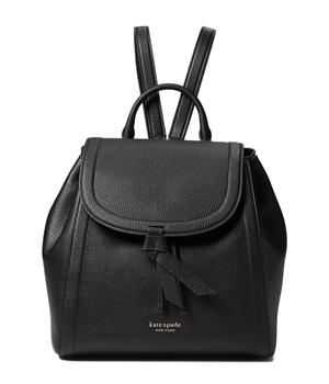 kate spade包双肩包, Kate Spade | Knott Pebbled Leather Medium Flap Backpack商品图片 5.5折