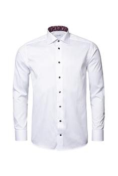 推荐White organic cotton signature twill shirt - slim fit商品