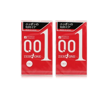 推荐【2件包邮装】OKAMOTO 冈本 黑标001避孕套安全套商品