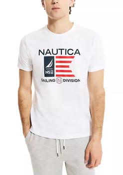 Nautica | Sustainably Crafted American Sailing Division Graphic T-Shirt商品图片,5折
