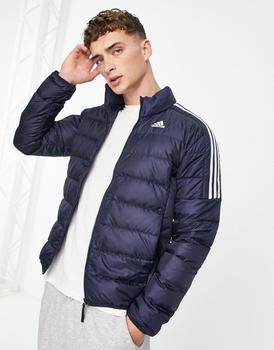 Adidas | adidas Outdoor essential down puffer jacket in navy商品图片,