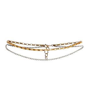 圣罗兰皮带, Yves Saint Laurent | Embellished chain-link belt商品图片 