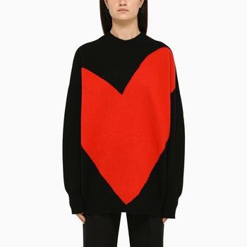 Max Mara | Black oversize cashmere jumper商品图片,