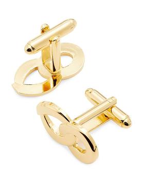 商品JONAS STUDIO | Double Commitment 18K Yellow Gold Over Brass Cufflinks,商家Bloomingdale's,价格¥1004图片