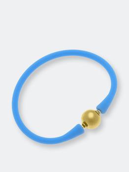 商品Bali 24K Gold Plated Ball Bead Silicone Bracelet,商家Verishop,价格¥205图片