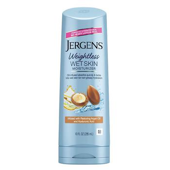 Jergens | Wet Skin In-Shower Body Lotion Argan Oil商品图片,满$60享8折, 满$80享8折, 满折