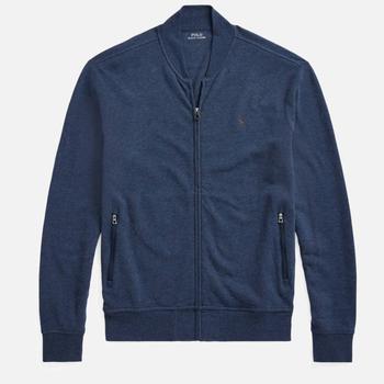 ralph lauren jacket代购, Ralph Lauren | Polo Ralph Lauren Men's Luxury Jersey Baseball Jacket - Spring Navy Heather商品图片 