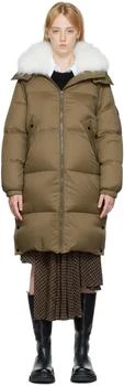 Yves Salomon | Green DouDoune Down Jacket 5.1折