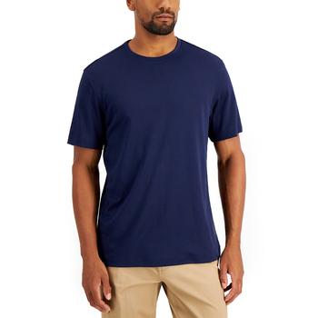 Alfani | Men's Solid Supima Blend Crewneck T-Shirt, Created for Macy's商品图片,7.9折×额外7折, 额外七折