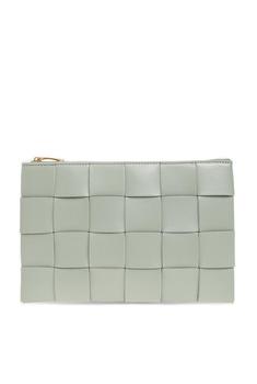 Bottega Veneta | Bottega Veneta Intrecciato Zipped Clutch Bag商品图片,额外9折, 额外九折
