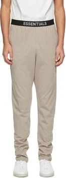Essentials | Tan Jersey Lounge Pants,商家SSENSE,价格¥281