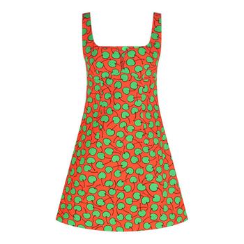 推荐Moschino All-Over Cherry Printed Mini Dress商品