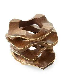 Kim Seybert | Pavilion Wooden Napkin Ring,商家Neiman Marcus,价格¥189
