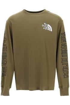 The North Face | The North Face Logo Printed Long Sleeved T-Shirt商品图片,8.6折