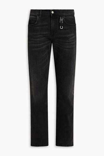 1017 ALYX 9SM | Buckle-embellished whiskered denim jeans商品图片,4.4折