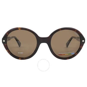 Polaroid | Polarized Bronze Round Ladies Sunglasses PLD 4114/S/X 0086/SP 54 1.9折, 满$200减$10, 满减