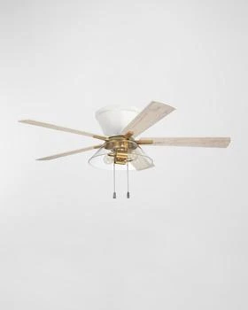 Insight 52" Flush Mount Ceiling Fan with LED Light Kit,商家Neiman Marcus,价格¥2567