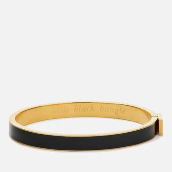 Kate Spade | Kate Spade New York Idiom 'Little Black Bangle' Gold-Plated Bangles 7折, 独家减免邮费